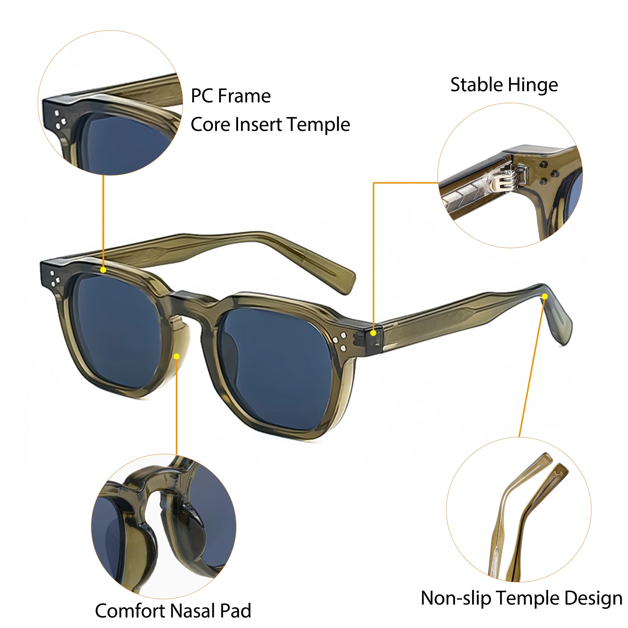 Retro Punk Men Sunglasses